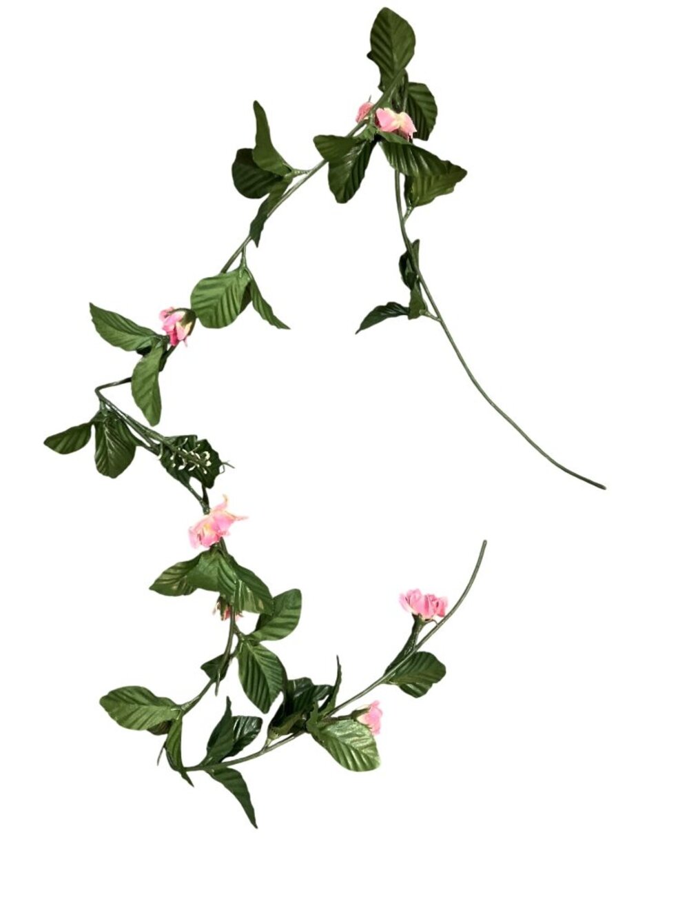 Artificial Pink Flower Garland Vine Wedding Decor Craft Used - Picture 2 of 9